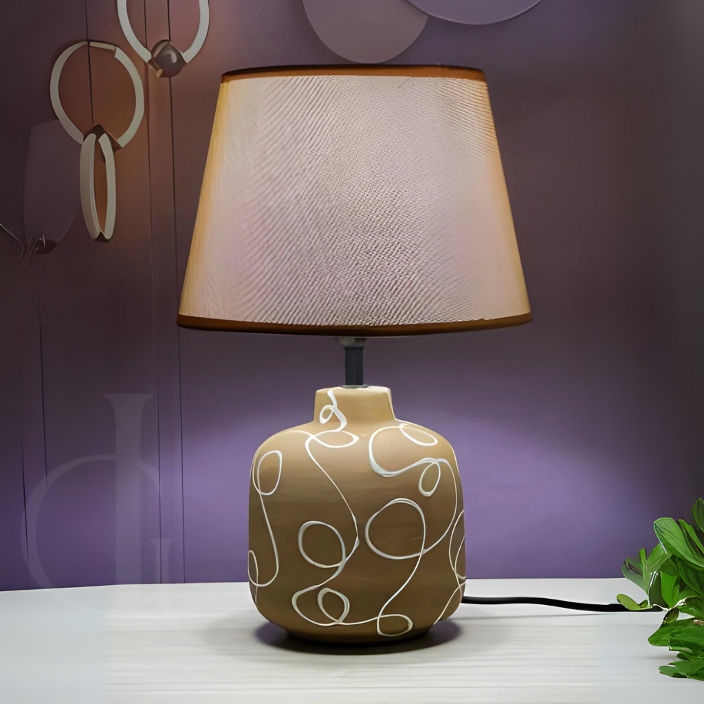 Earthern Loop Table Lamp